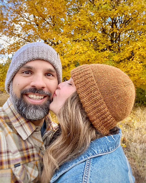 Baker’s Hat Knitting Pattern | Classic Folded Brim Beanie | Adult Knit Hat Pattern | Worsted Weight | Instant Download